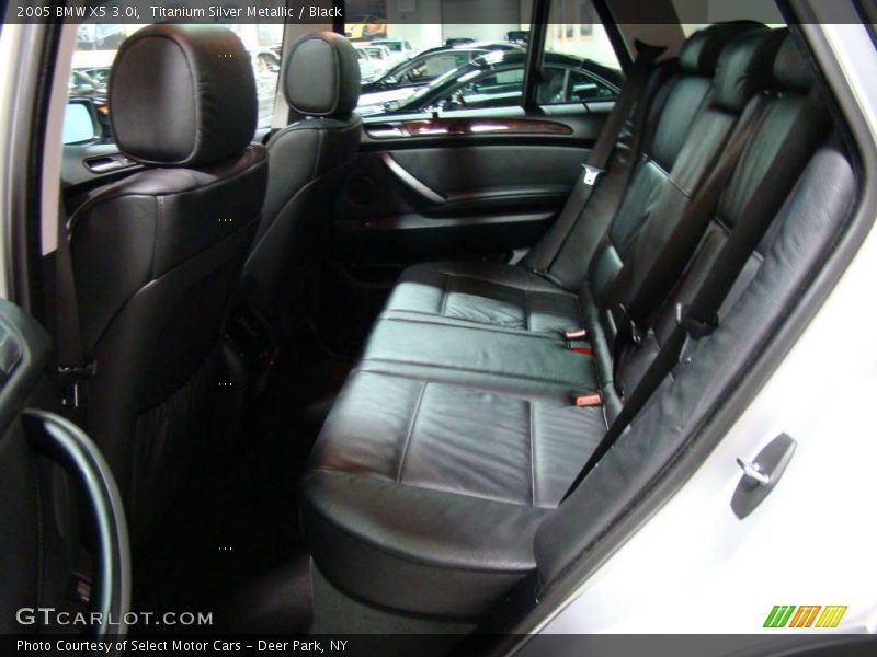 Titanium Silver Metallic / Black 2005 BMW X5 3.0i