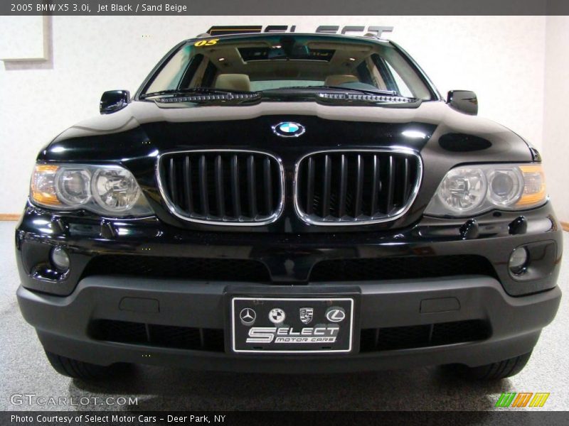 Jet Black / Sand Beige 2005 BMW X5 3.0i