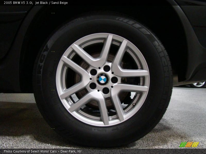 Jet Black / Sand Beige 2005 BMW X5 3.0i