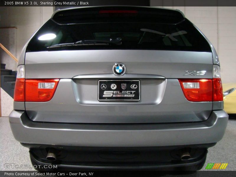 Sterling Grey Metallic / Black 2005 BMW X5 3.0i