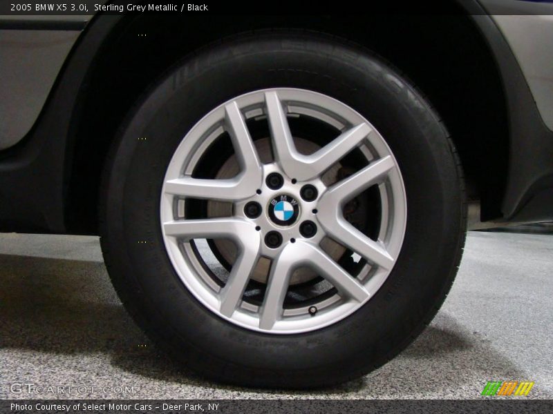 Sterling Grey Metallic / Black 2005 BMW X5 3.0i