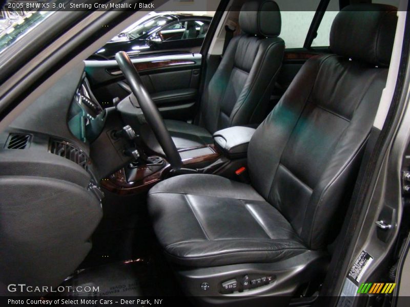 Sterling Grey Metallic / Black 2005 BMW X5 3.0i