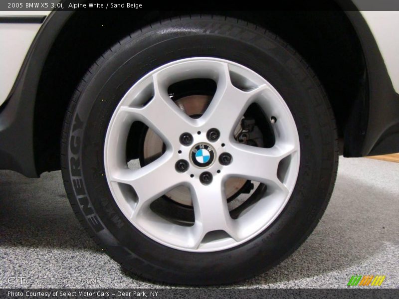 Alpine White / Sand Beige 2005 BMW X5 3.0i