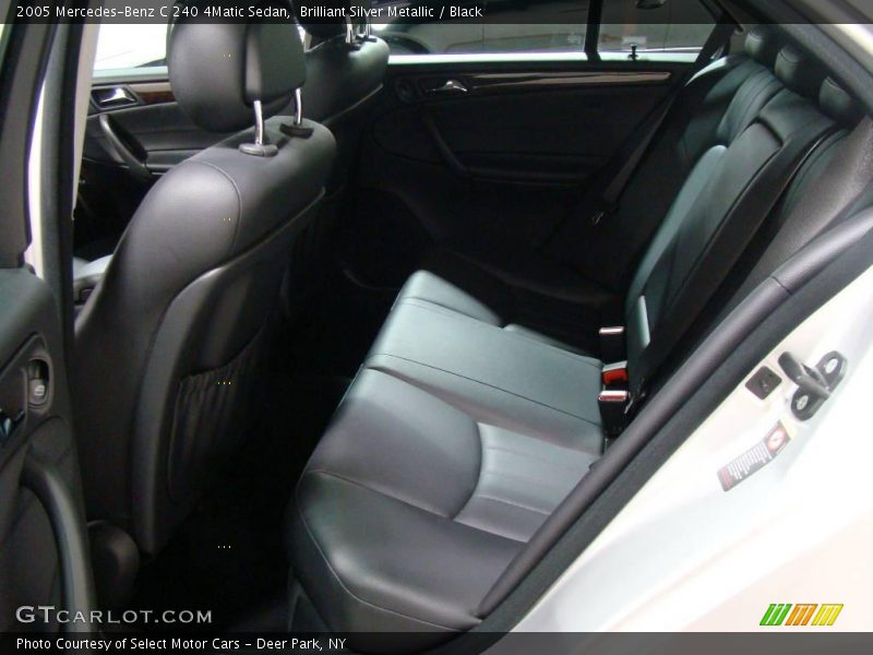 Brilliant Silver Metallic / Black 2005 Mercedes-Benz C 240 4Matic Sedan