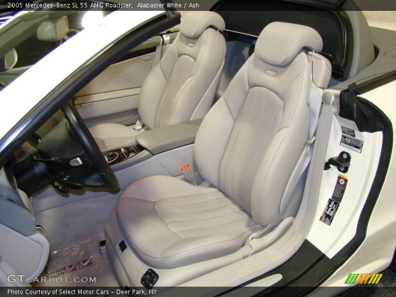 Alabaster White / Ash 2005 Mercedes-Benz SL 55 AMG Roadster