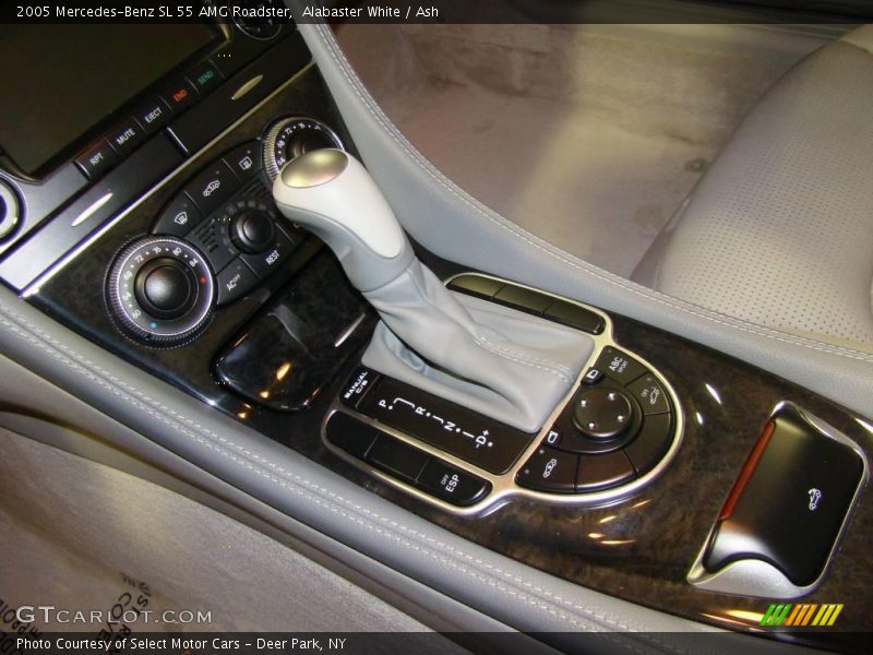 Alabaster White / Ash 2005 Mercedes-Benz SL 55 AMG Roadster