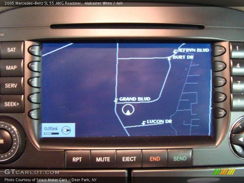 Alabaster White / Ash 2005 Mercedes-Benz SL 55 AMG Roadster