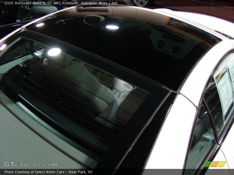 Alabaster White / Ash 2005 Mercedes-Benz SL 55 AMG Roadster