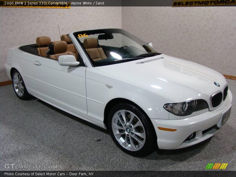 Alpine White / Sand 2006 BMW 3 Series 330i Convertible