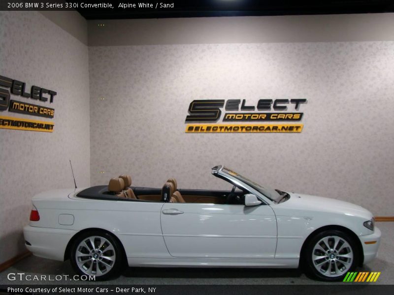 Alpine White / Sand 2006 BMW 3 Series 330i Convertible