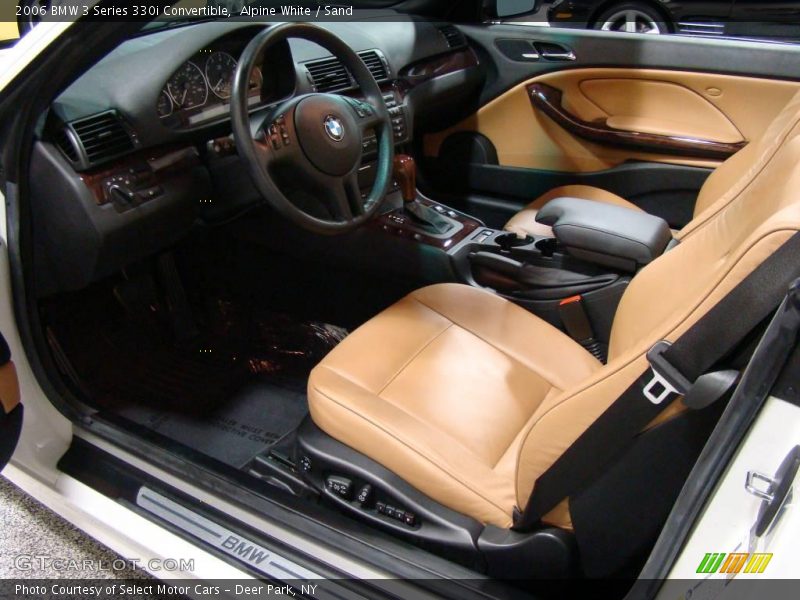 Alpine White / Sand 2006 BMW 3 Series 330i Convertible