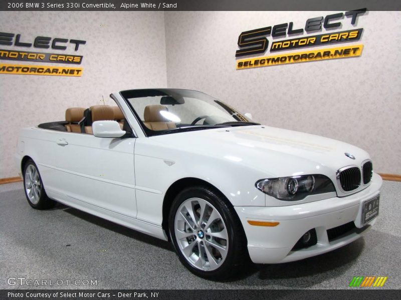 Alpine White / Sand 2006 BMW 3 Series 330i Convertible