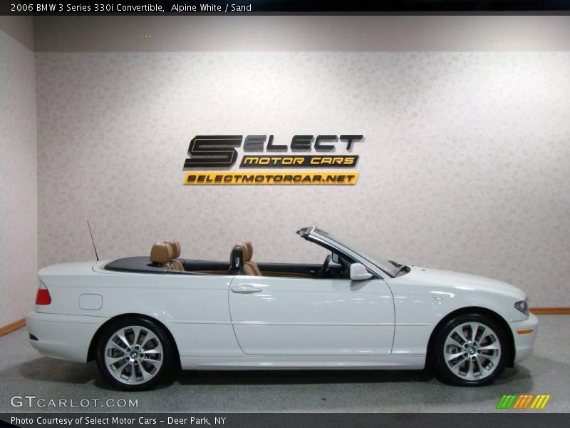 Alpine White / Sand 2006 BMW 3 Series 330i Convertible