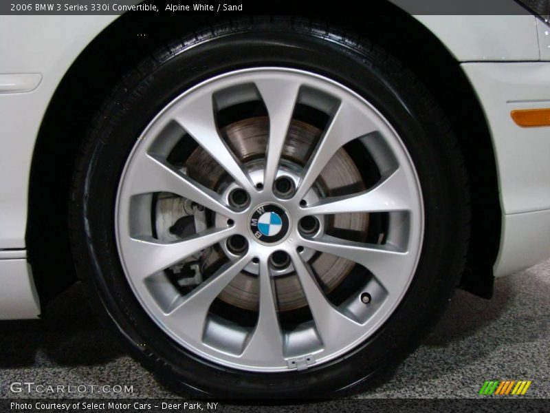 Alpine White / Sand 2006 BMW 3 Series 330i Convertible