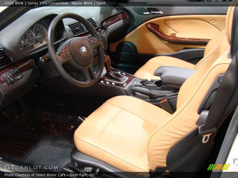 Alpine White / Sand 2006 BMW 3 Series 330i Convertible