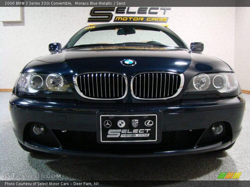 Monaco Blue Metallic / Sand 2006 BMW 3 Series 330i Convertible