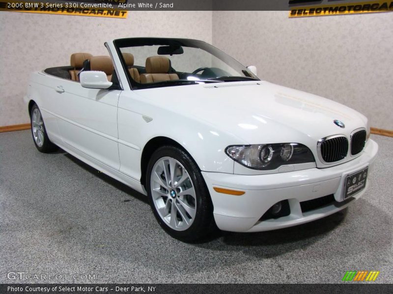 Alpine White / Sand 2006 BMW 3 Series 330i Convertible