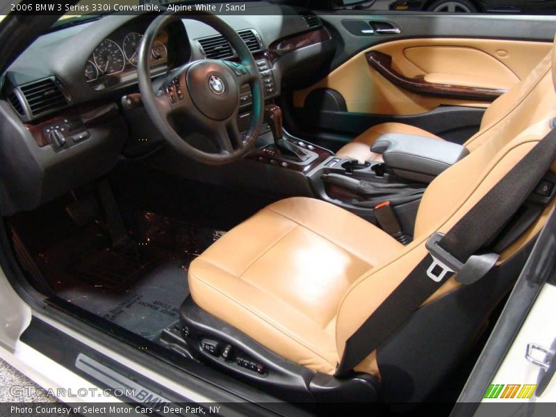 Alpine White / Sand 2006 BMW 3 Series 330i Convertible