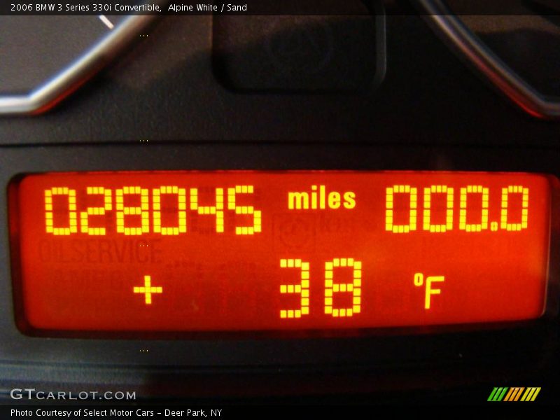 Alpine White / Sand 2006 BMW 3 Series 330i Convertible