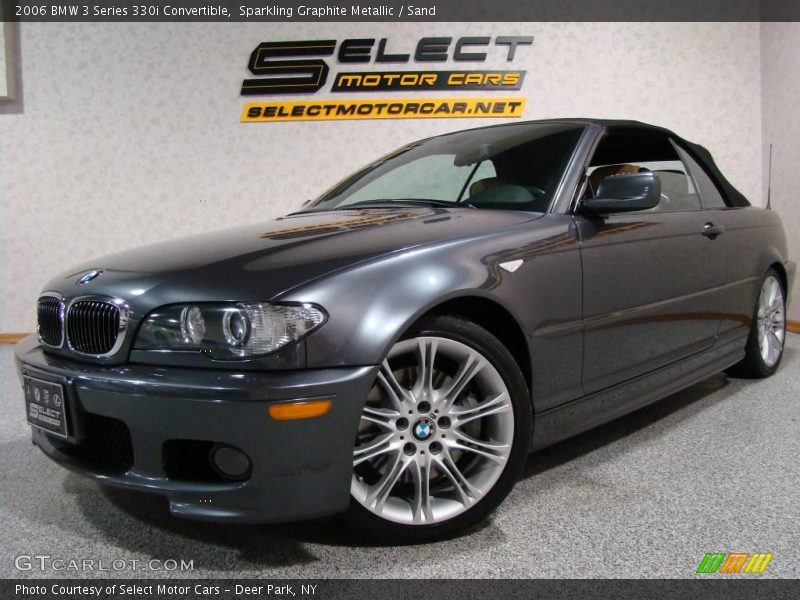 Sparkling Graphite Metallic / Sand 2006 BMW 3 Series 330i Convertible