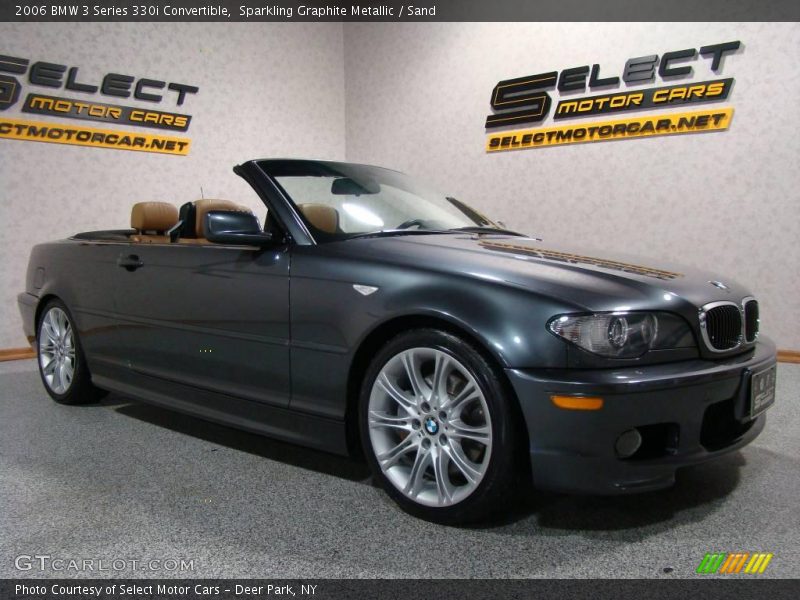 Sparkling Graphite Metallic / Sand 2006 BMW 3 Series 330i Convertible