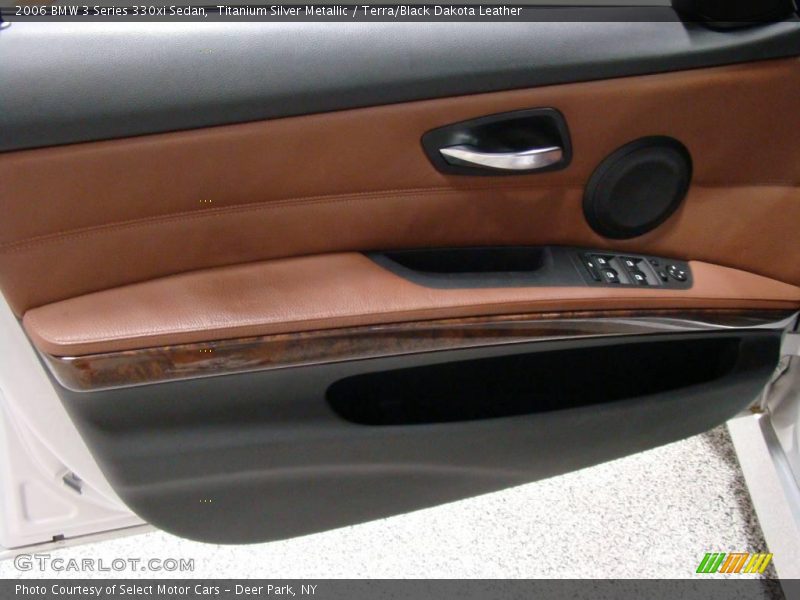 Titanium Silver Metallic / Terra/Black Dakota Leather 2006 BMW 3 Series 330xi Sedan