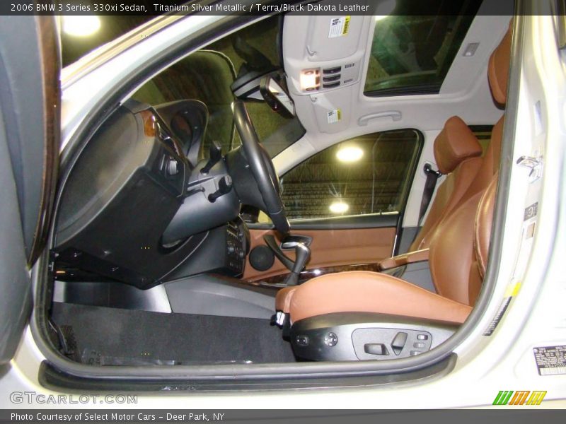 Titanium Silver Metallic / Terra/Black Dakota Leather 2006 BMW 3 Series 330xi Sedan