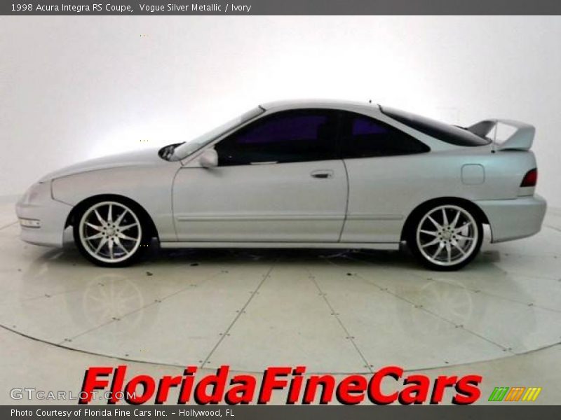 Vogue Silver Metallic / Ivory 1998 Acura Integra RS Coupe