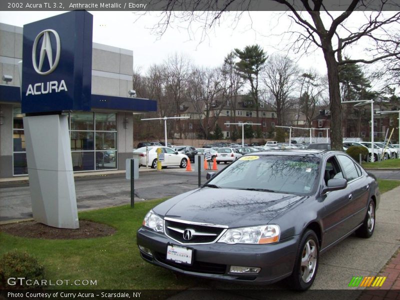 Anthracite Metallic / Ebony 2002 Acura TL 3.2