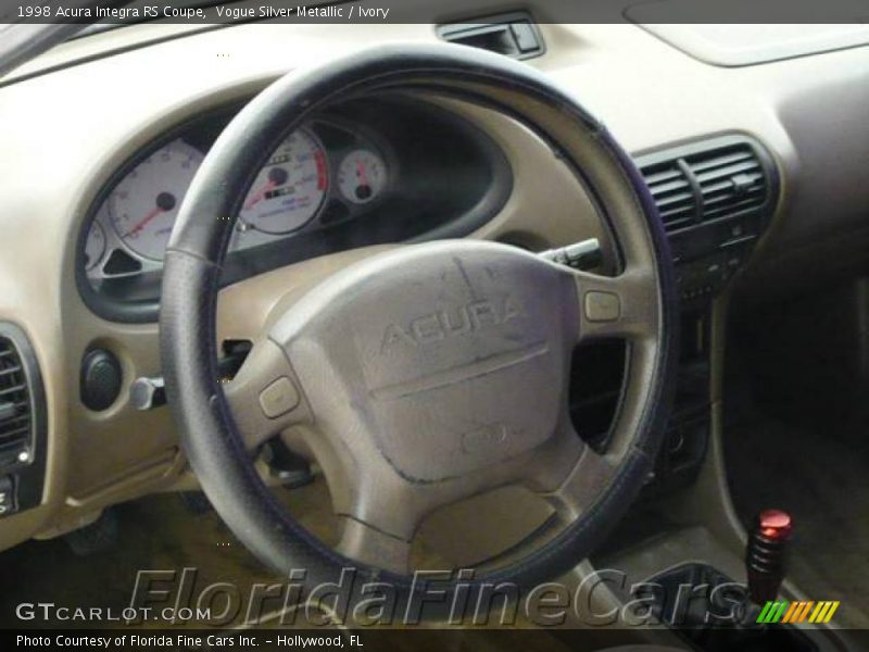 Vogue Silver Metallic / Ivory 1998 Acura Integra RS Coupe