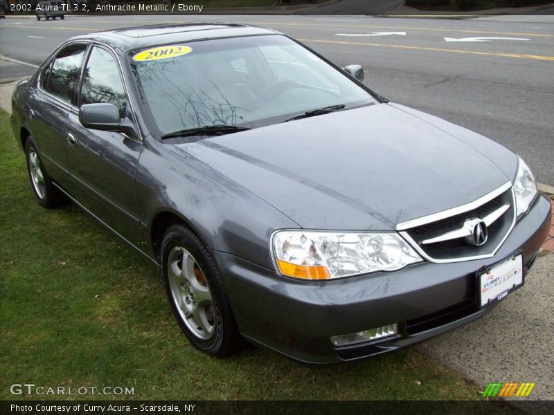 Anthracite Metallic / Ebony 2002 Acura TL 3.2