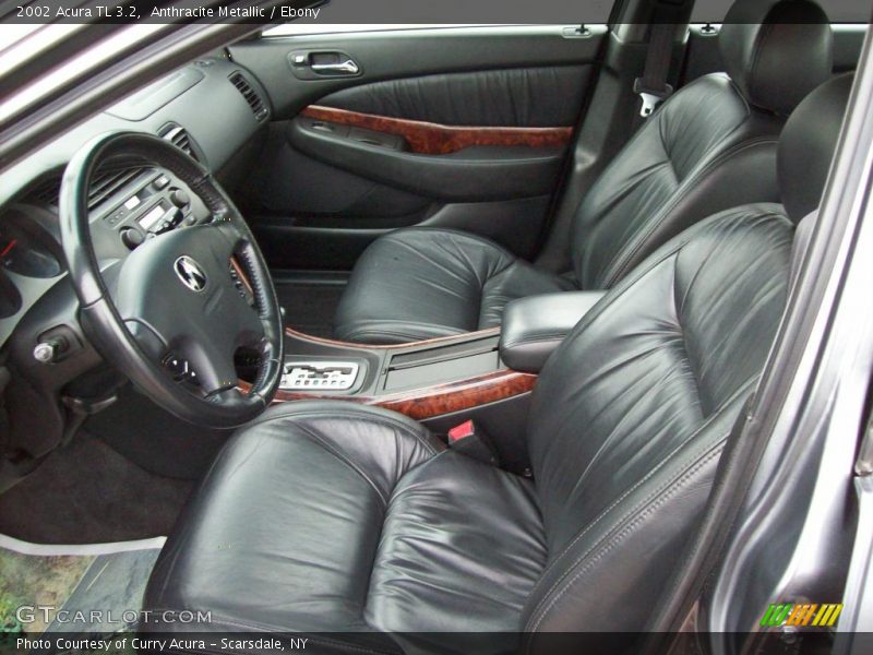 Anthracite Metallic / Ebony 2002 Acura TL 3.2