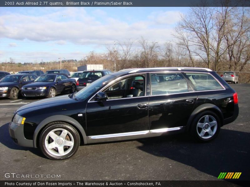 Brilliant Black / Platinum/Saber Black 2003 Audi Allroad 2.7T quattro