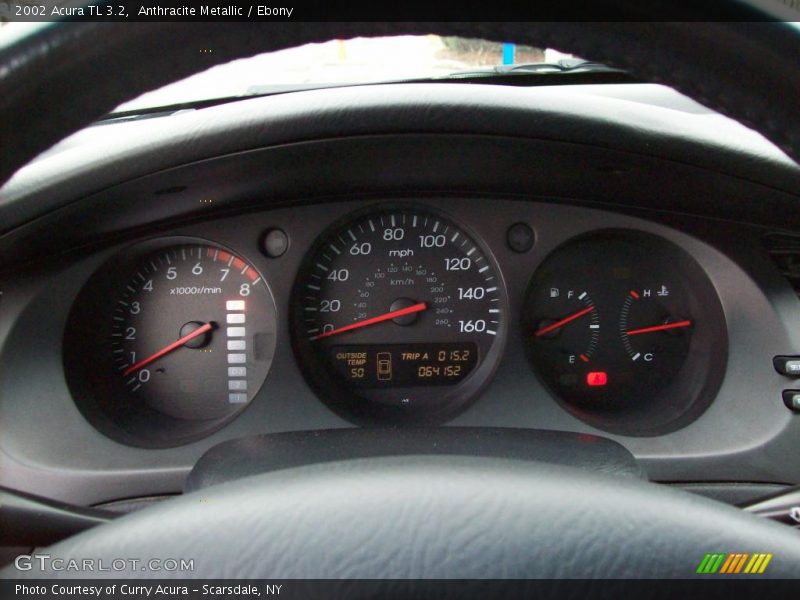 Anthracite Metallic / Ebony 2002 Acura TL 3.2