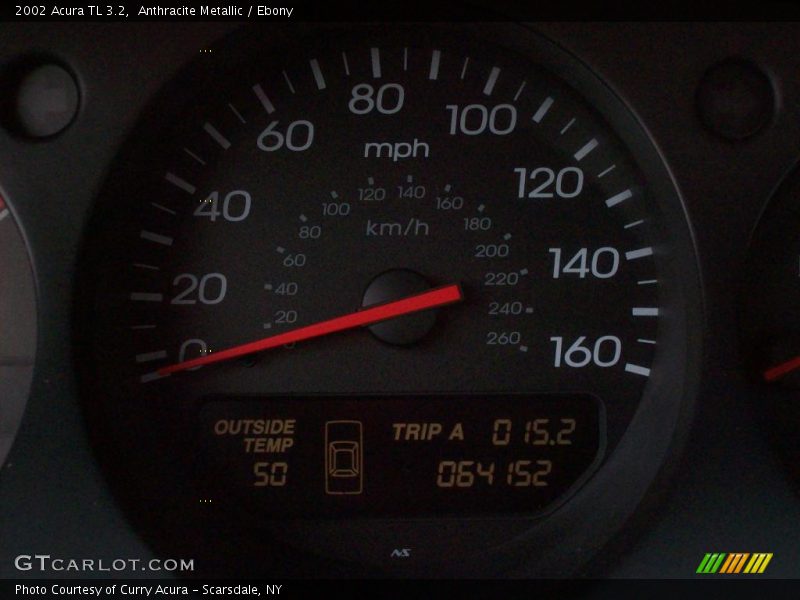 Anthracite Metallic / Ebony 2002 Acura TL 3.2