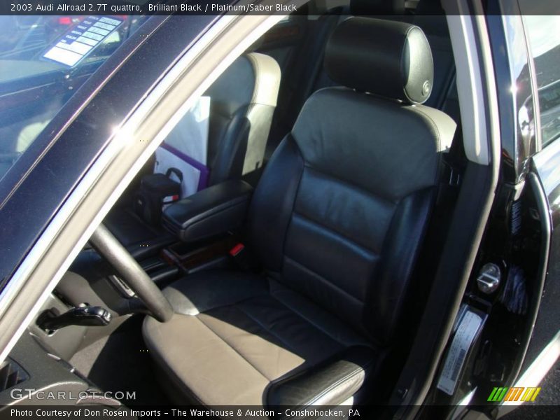 Brilliant Black / Platinum/Saber Black 2003 Audi Allroad 2.7T quattro