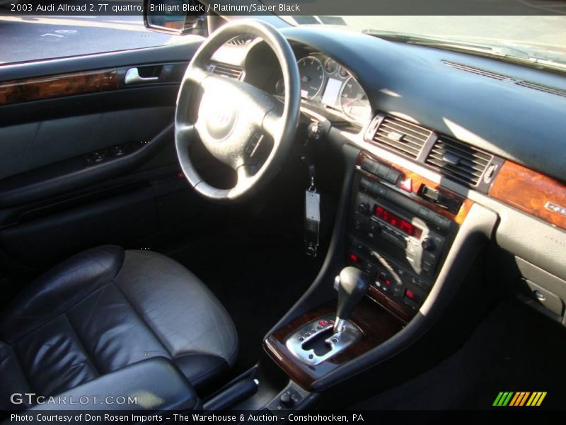 Brilliant Black / Platinum/Saber Black 2003 Audi Allroad 2.7T quattro