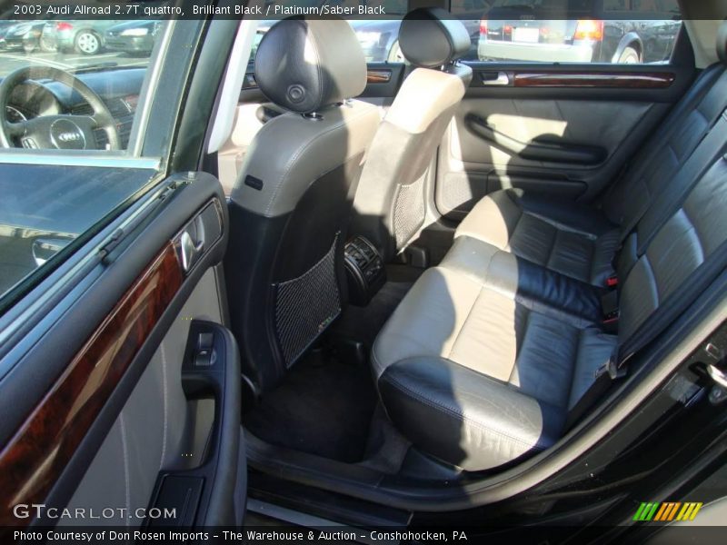 Brilliant Black / Platinum/Saber Black 2003 Audi Allroad 2.7T quattro