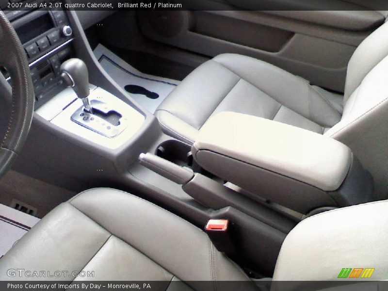 Brilliant Red / Platinum 2007 Audi A4 2.0T quattro Cabriolet