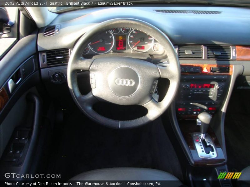 Brilliant Black / Platinum/Saber Black 2003 Audi Allroad 2.7T quattro