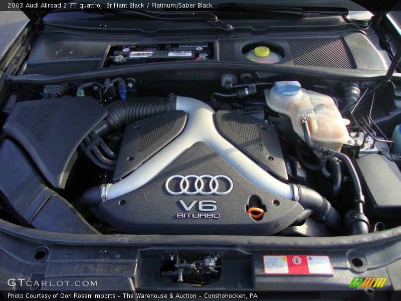 Brilliant Black / Platinum/Saber Black 2003 Audi Allroad 2.7T quattro