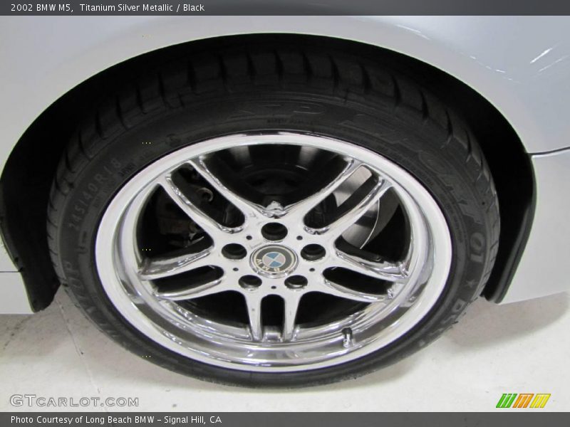 Titanium Silver Metallic / Black 2002 BMW M5