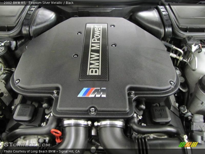 Titanium Silver Metallic / Black 2002 BMW M5