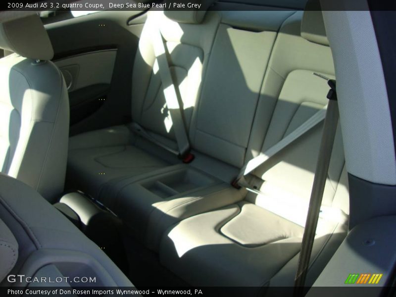 Deep Sea Blue Pearl / Pale Grey 2009 Audi A5 3.2 quattro Coupe