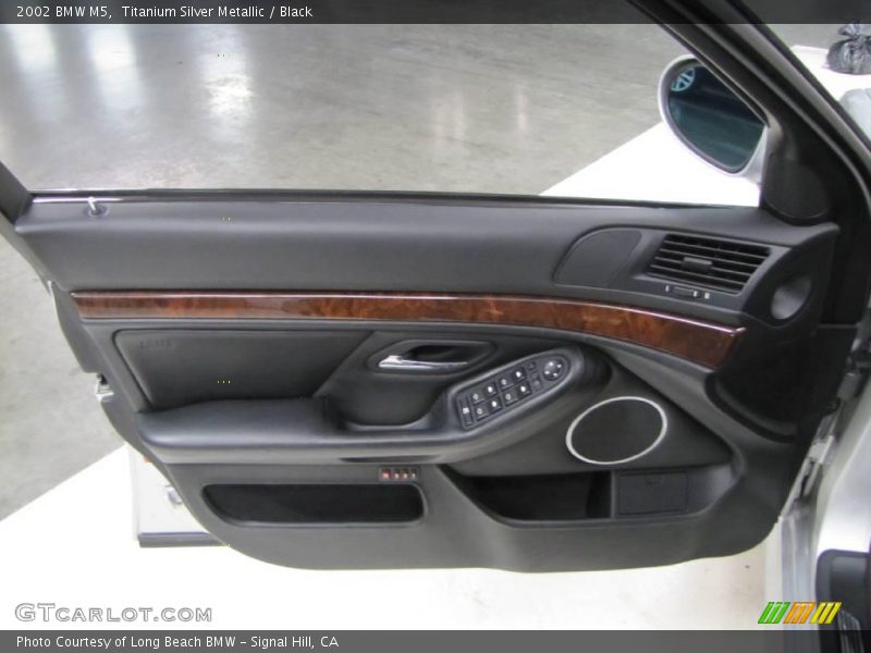 Titanium Silver Metallic / Black 2002 BMW M5