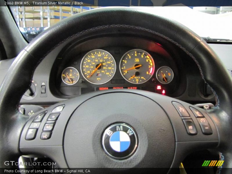 Titanium Silver Metallic / Black 2002 BMW M5