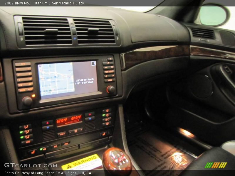 Titanium Silver Metallic / Black 2002 BMW M5