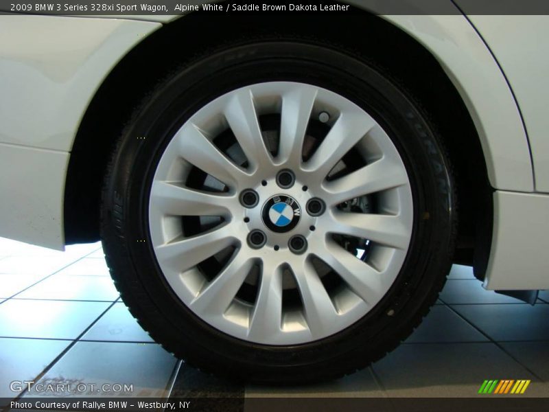 Alpine White / Saddle Brown Dakota Leather 2009 BMW 3 Series 328xi Sport Wagon