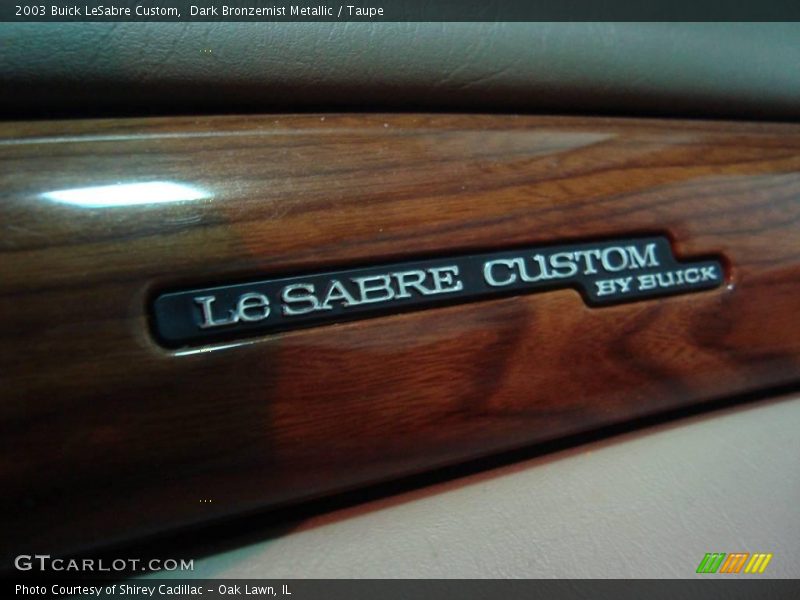 Dark Bronzemist Metallic / Taupe 2003 Buick LeSabre Custom