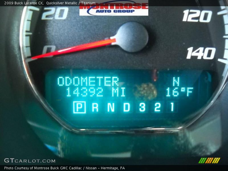 Quicksilver Metallic / Titanium 2009 Buick Lucerne CX